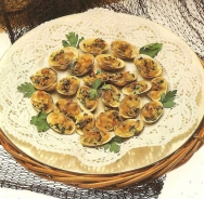 Almejas al horno