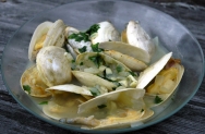 Almejas al limón