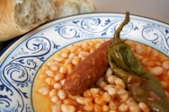Alubias con chorizo