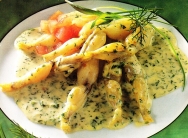 Ancas de rana con salsa