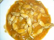 Ancas de rana con salsa de mostaza