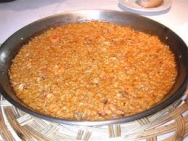 Arroz a banda valenciano