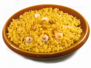 Arroz al azafran al microondas