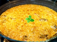 Arroz al gratín