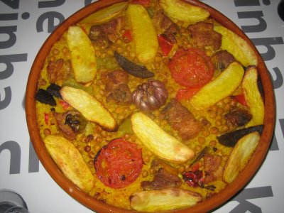 Arroz al horno valenciano