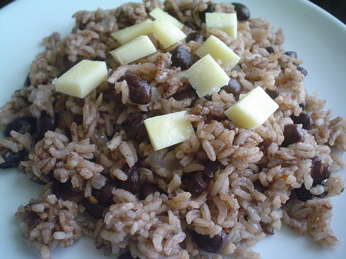 Arroz blanco cubano