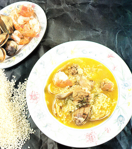 Arroz caldoso de marisco