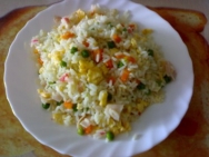 Arroz chino tres delicias