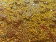 Arroz con atún y conejo
