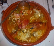 Arroz con buey de mar
