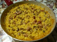Arroz con butifarra