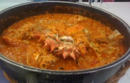 Arroz con centollo