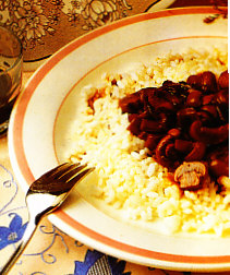 Arroz con champiñones