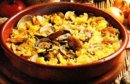 Arroz con chirlas