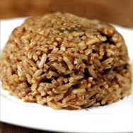 Arroz con coco frito