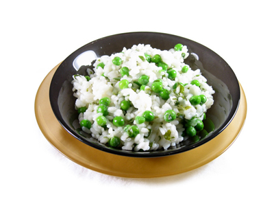 Arroz con guisantes