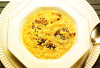 Arroz con judias y nabos