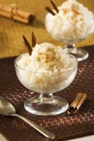 Arroz con leche al licor