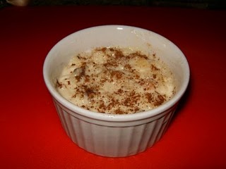 Arroz con leche y frutos secos