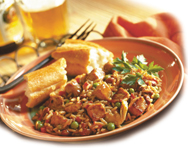 Arroz con lomo de cerdo