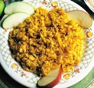 Arroz con manzanas