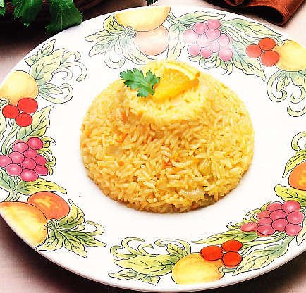 Arroz con naranjas