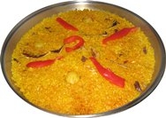Arroz con vieiras