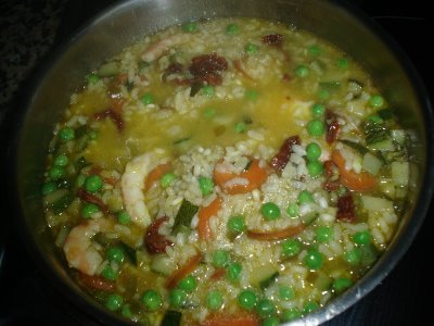 Arroz de pescado y marisco