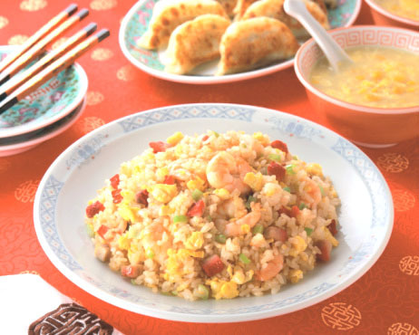 Arroz frito tres delicias