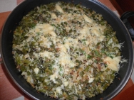 Arroz salvaje con espárragos trigueros