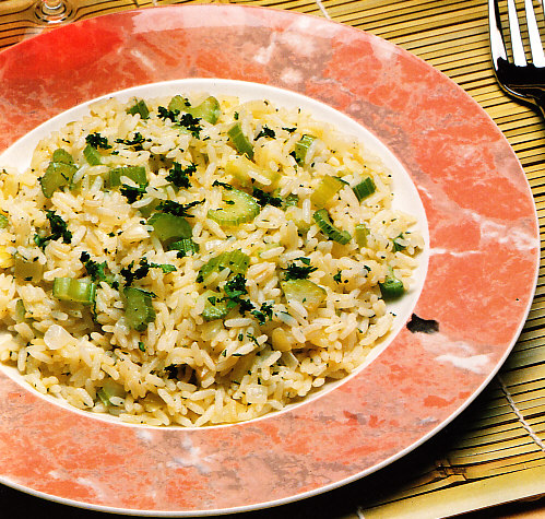 Arroz verde italiano