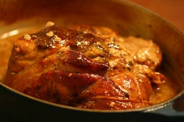 Asado de cerdo marinado