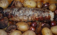 Asado de cerdo otoñal