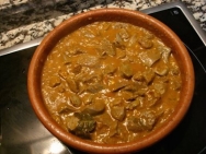 Asadura de cordero en salsa