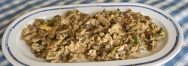 Asadura de cordero lechal con alcachofas