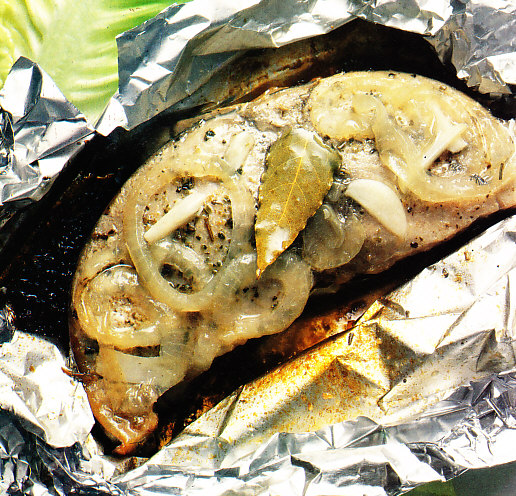 Atún en papillote