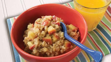 Avena con manzana
