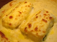 Bacalao al horno con aroma de canela