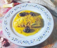 Bacalao con ciruelas pasas