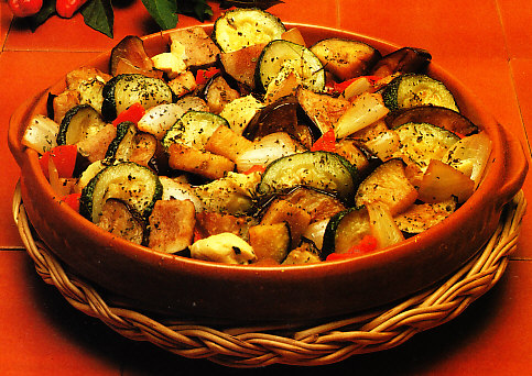Bacalao con hortalizas