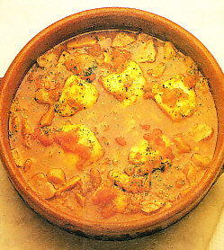 Bacalao con patatas a la catalana