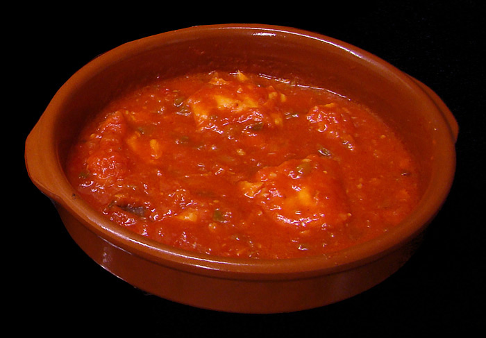 Bacalao con tomate