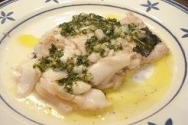 Bacalao  fresco con acederas