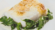 Bacalao gratinado a la crema de miel