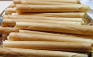 Barquillos tradicionales