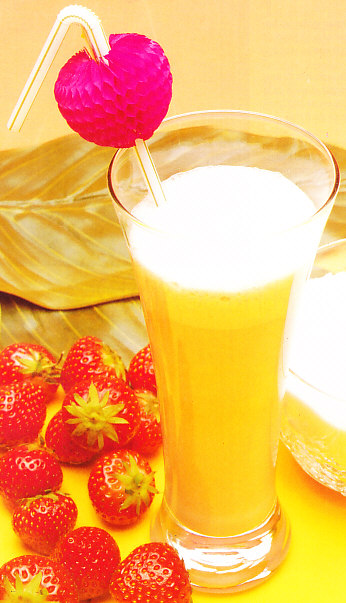 Batido de fresas