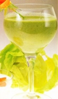 Batido de lechuga y yogur