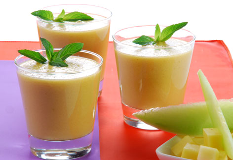 Batido de melón y piña