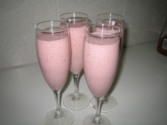 Batido rosa