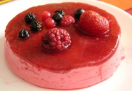 Bavaresa de frutos del bosque